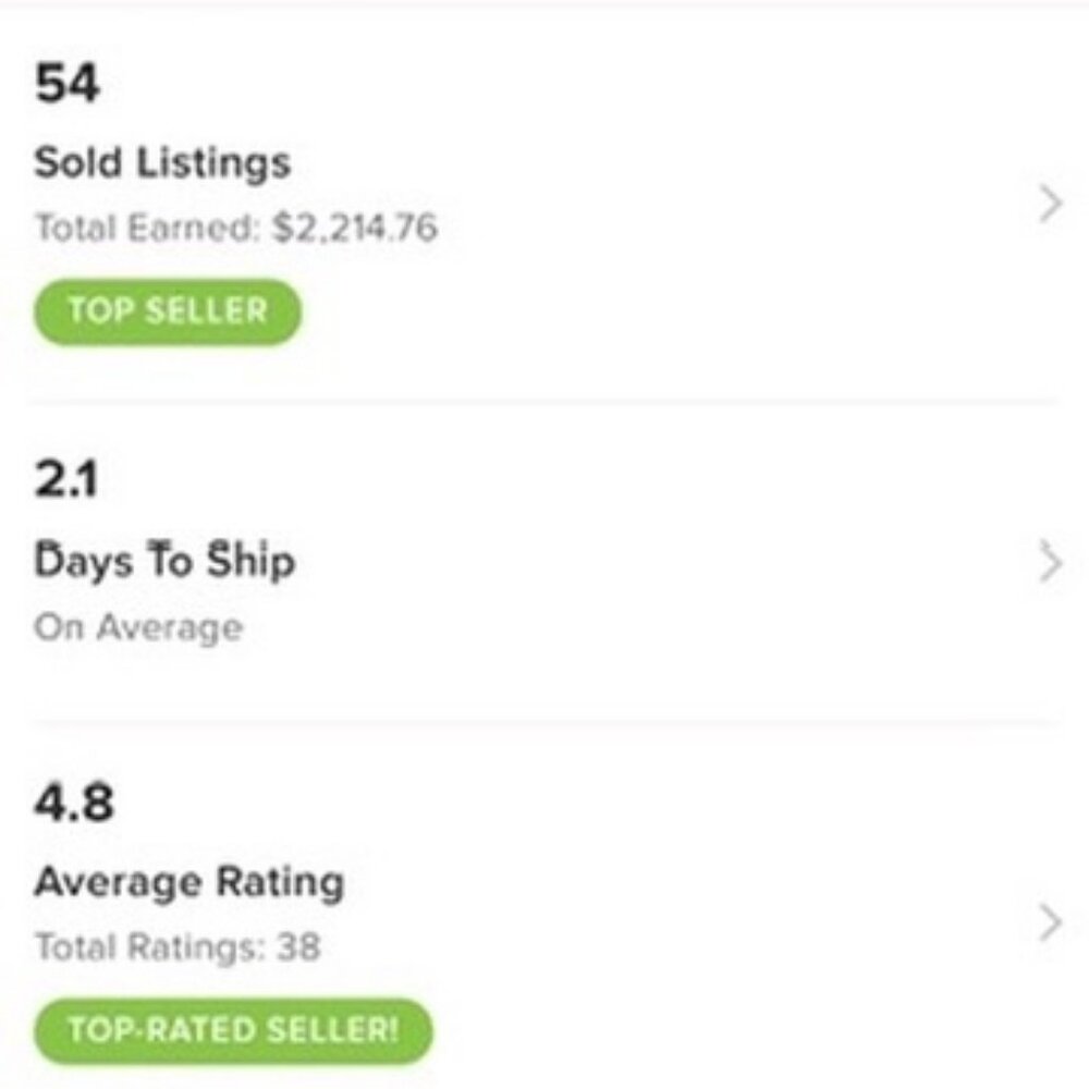 My Seller Stats